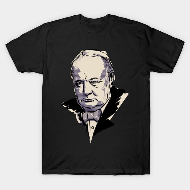 Sir Winston Churchill T-Shirt by Ed Labetski Art